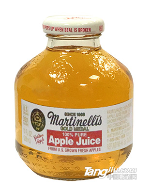 MARTINELLI‘S瑪?shù)偬炷崽O果汁 296ml