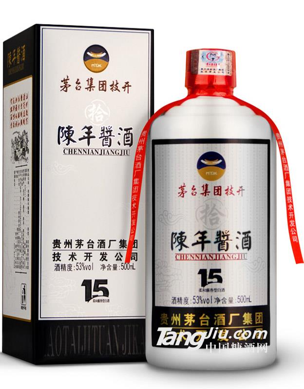 53°茅臺(tái)技開陳年醬酒15年（小盒裝）500ml