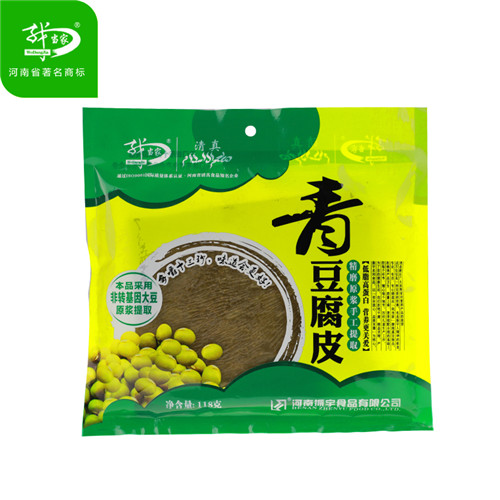 我當家118g青豆腐皮 油豆皮批發(fā)零售 豆腐皮生產(chǎn)廠家