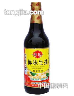 恒慶鮮味生抽500ml