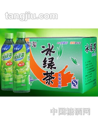 爽溜溜冰綠茶500ml