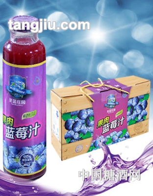 統(tǒng)球圣藍(lán)莊園果肉藍(lán)莓汁300ml