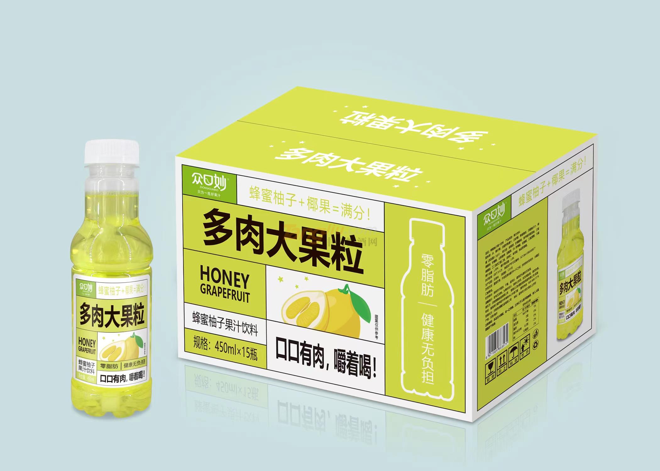 眾口妙蜂蜜柚子果汁飲料450ml.jpg